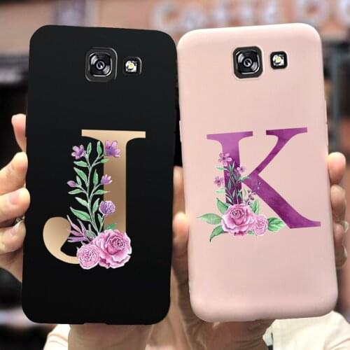 For Samsung Galaxy J4 Plus Case J415F Luxury Flower Letters Cover For Samsung J4+ J4 Plus J 4 2018 J400F Phone Cases Soft Fundas