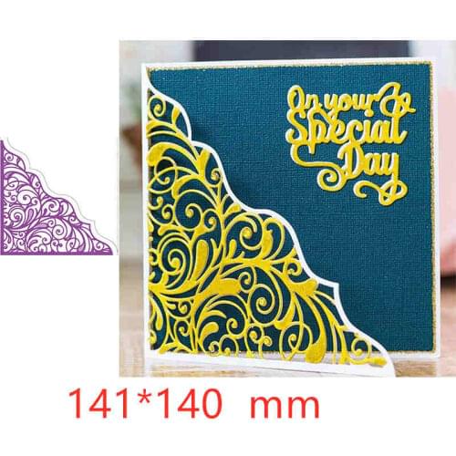 Ornate Swirls Card Dies Metal Cutting Dies for Scrapbooking Cutting Dies DIY Album Card Making Decor Paper Craft 2019 New Design