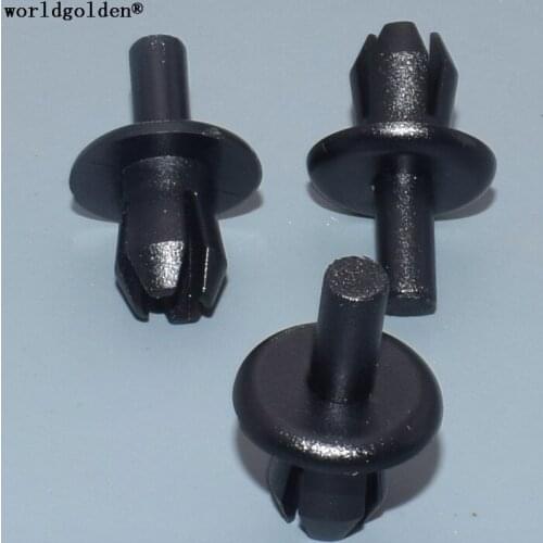 Worldgolden 100pcs plastic clip Push-Type Retainer for VW 161-867-299-01C