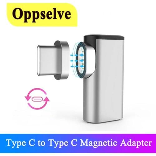 Magnetic USB C Adapter Type C Connector PD Fast Charging Converter for iPad MacBook Pro Samsung Huawei Xiaomi Magnet Adapter