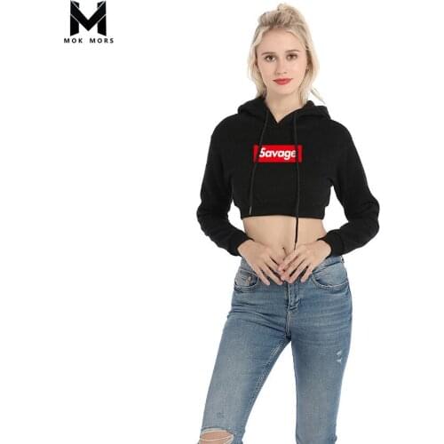 Женские короткие толстовки MOK MORS M China At AliExpress