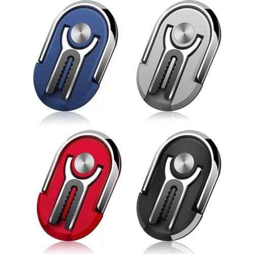 Cell Phone Ring Holder Stand, 2 in 1 Universal Air Vent Car Phone Mount and Finger Grip Ring Kickstand, 360°Rotation & 90°Flip f