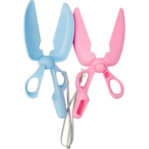1 piece Pet dejecta cleaning portable puppy pet pooper scooper scissors style clean tool Assorted colors supply