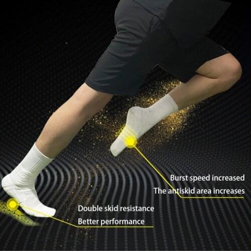 Professtional Cycling Socks Compression Socks Cotton Towel Bottom Mens Socks Men Outdoor Sports Elite Basketball Socks Men