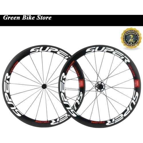Superteam Straight Pull Carbon Wheels 50mm Clincher UD matte Road Bike Bicycle Wheels Chosen Hub Wheels