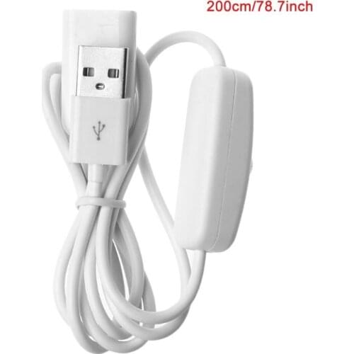 USB 2.0 Male to Female Extension Data Cable With ON/OFF Switch for PC Laptop USB Flash Drive Card Reader Hard Drive Keyboard USB