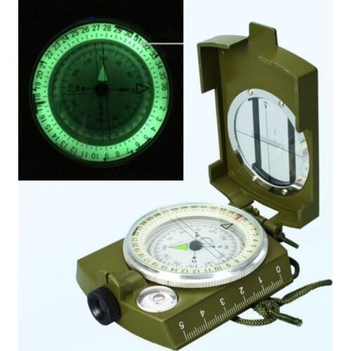 Waterproof Survival Military Compass Hiking Camping Army Pocket Military Lensatic Compass Handheld Military Equipment