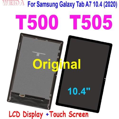 10.4" Original For Samsung Galaxy Tab A7 10.4 (2020) T505 T500 LCD Display Touch Screen Digitizer Assembly for Samsung T500 LCD