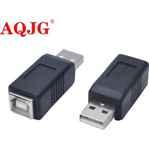 10pcs USB 2.0 type A Male to type B Female USB Printer Scanner Extender Adapter data sync Coupler Converter Connector