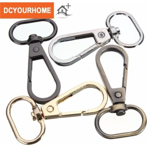4 Colors 5Pcs 48mm Bag Clasps Lobster Swivel Trigger Clips Snap Hook For 20mm Strapping For DIY Accessories Keychain Parts