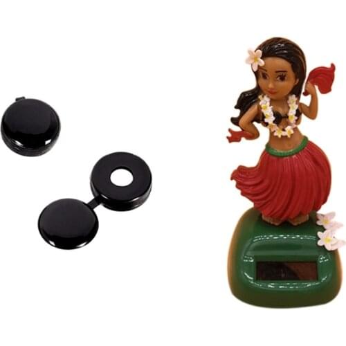 50 Pcs Screw Cap Cup Washer Hinged Cover & 1 Pcs Car Solar Decoration