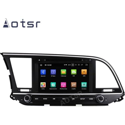 AOTSR 2 Din Android 10 Car Radio For Hyundai Elantra Avante 2016 2017 2018 Central Multimedia Player GPS 2Din DSP Autoradio