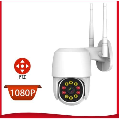 IP Camera 1080P PTZ Surveillance Cameras with Wifi Outdoor Detect H.265 P2P ONVIF CCTV Security Camera Waterproof Night Vision