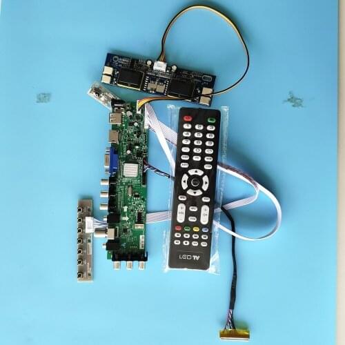 Kit for HSD190ME13-D30 30pin 1280X1024 Controller board Panel HDMI VGA AV TV USB DVB-T2 DVB-T 4 CCFL Digital LCD 19"
