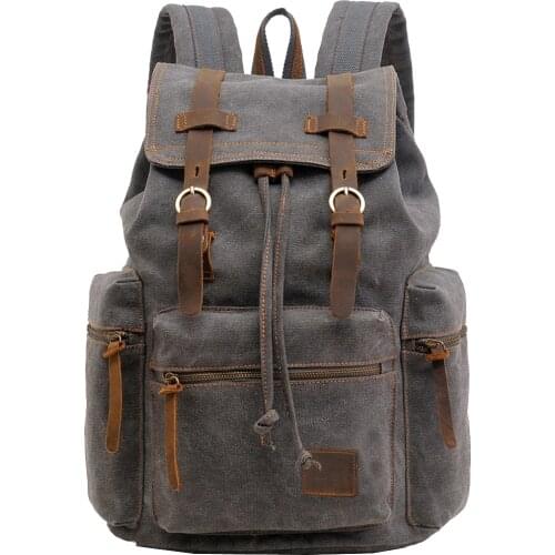 Fashion Leather Laptop Backpack Boy Girl School Backpacks Men Women Travel Bag Big Canvas Backpack Large Capacity Bags Berchirly