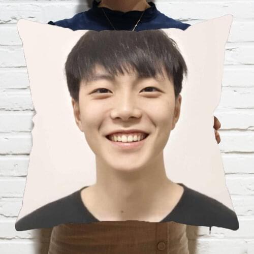 China Football Team Hu Mingxuan Pillowcase Pretty Scholar Yu Lexuan Same Paragraph Star Photo Poster Cushion Cover Souvenir Idol