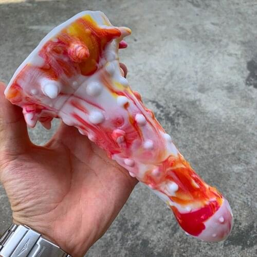 Monster Design Soft Huge Anal Beads Dilatador Anal Plug Big Butt Plug Prostata Massager Erotic Toys Gay Sex Toys for Men Woman