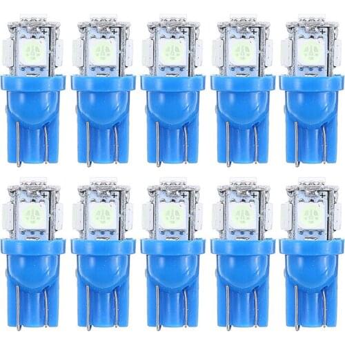 10PCS/Set High Brightness Car LED Reading Light Roof Light T10 5050 5smd W5W 168 192 Car Interior Corner Trunk Reading Lights