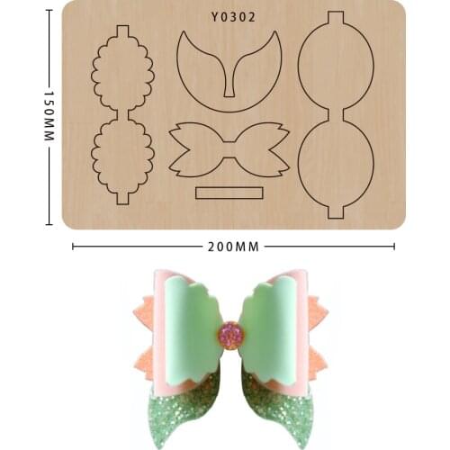 Bow Cutting Dies New Die Cut &wooden Dies Suitable For Common Die Cutting Machines On The Market