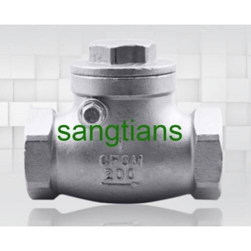 Threaded check valve,Wire port valve,stainless steel threaded check valve ,DN25 SS304,dn15-dn50