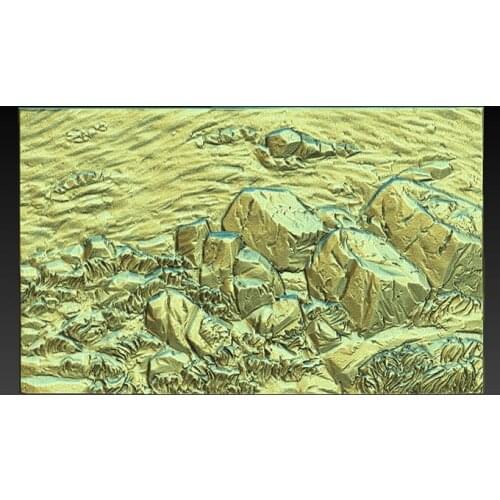 Stone STL file format 3D Model Relief for CNC Router 3D Printer Artcam Aspire Bas Relief