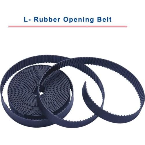 High Quality 1 meter L type-Opening Timing Belt Rubber Material Belt Width20/25 mm Black Synchronous Belt Teeth Pitch 9.525 mm