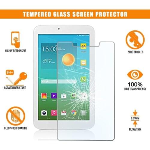Tablet Tempered Glass for Alcatel OneTouch POP 7S Full Screen Anti-Scratch Explosion-Proof Anti-shock Protector Screen 9H