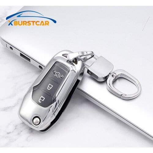 3Button Key Protector Keychain TPU Car Flip Key Case Cover for Ford Mondeo Everest Ranger 2019 S Max Kuga 2 Fusion Fiesta Escort