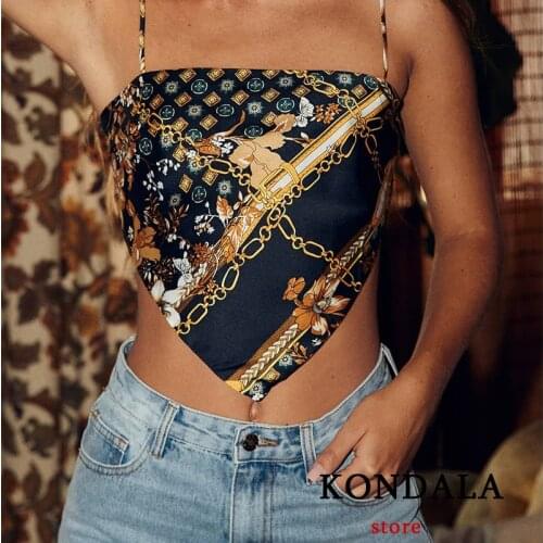 Za Fashion 2021 Women Camis Top Silk Geometric Print Bow Sashes Mujer Tops Sexy Tanks Sleeveless Stain Short Female Tops Blusas