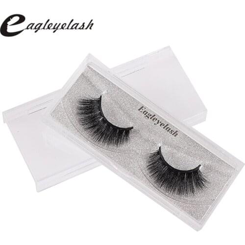 1 pairs 100% Handmade 3D mink hair Beauty Thick Long False Mink Eyelashes Fake Eye Lashes Eyelash High Quality xm062