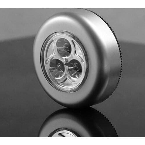 Car Round LED Ceiling Lamp Portable Ceiling Downlight Energy Saving Round Mini 3 LED Recessed Light for Cabinet LED Spotlight