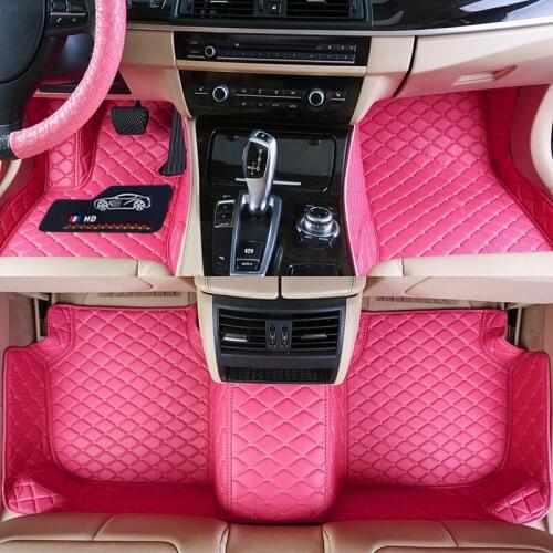 Custom Car floor Mat Fit For Toyota Avalon Hybrid XLE XX50 2018 2019 2020 2021 Leather auto accessories Car Carpet