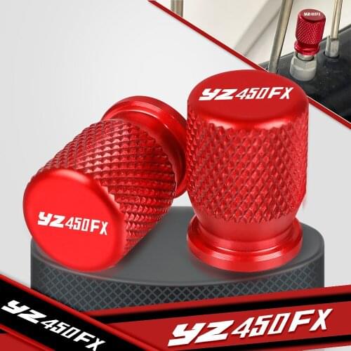For YAMAHA YZ450FX YZ 450FX YZ450 FX YZ 450 FX 2016-2021 2020 2019 Motorcycle Vehicle Wheel Tire Valve Air Port Stem Caps Covers
