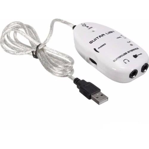 Guitar Cable Audio USB Link Interface Adapter for MAC/PC Music Recording Accessories for Guitarra Players Gift ONLENY