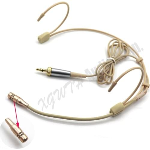 Condenser Hypercardioid Directivity Headset Microphone Mic For Sennheiser G1 G2 G3 EW 100 300 500 Wireless BodyPack Transmitter