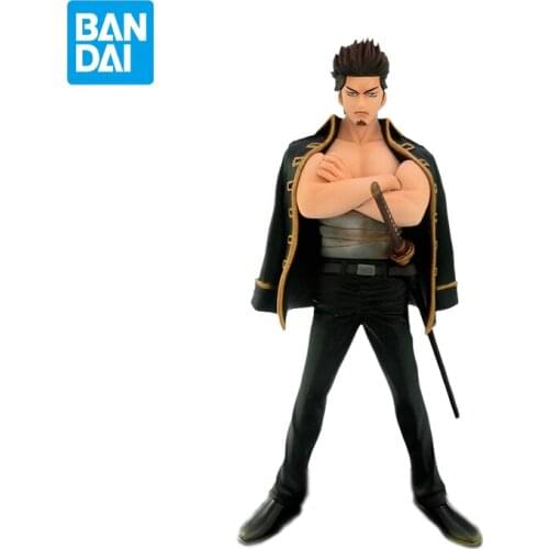 Bandai GINTAMA Anime Figure DXF Kondou Isao Model Oedo Wu Kam True Selected Group Gift Dolls Collectible Childrens Toys