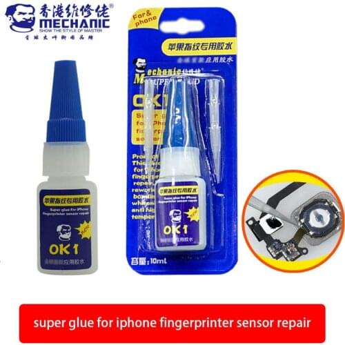 MECHANIC 10ML OK1 For iPhone 7 7p 8 8p 8+ plus x Fingerprint maintenance glue Repair mobile phone Rework button major glue