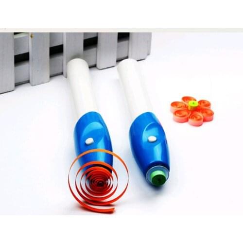 Electric Paper Quilling Tools Set Winder Steel Curling Pen for Home Garden Origami Artwork Handmade DIY Paper Craft Tool