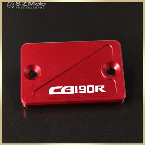 For HONDA CB190R CB 190R 2015 Front Brake Cylinder Fluid Reservoir Cover Cap Motorcycle Accessories With Logo