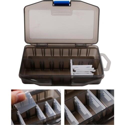 Portable Detachable Multi-Grid PP Plastic Fishing Tackle Fake Bait Storage Box Fishing Spoon Hook Bait Box Fishing Accessories