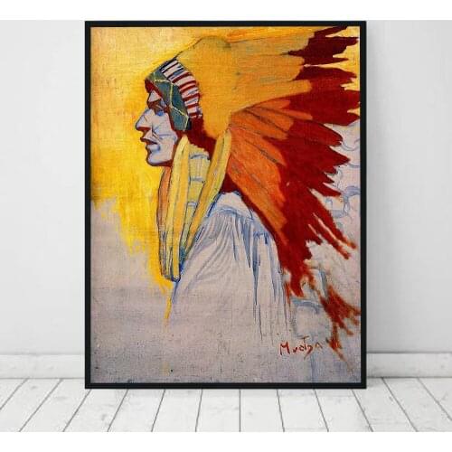 Nordic Poster Art Nouveau Painting Canvas Painting Watercolor Abstract Art Print Picture For Living Room On The Wall Home Decor