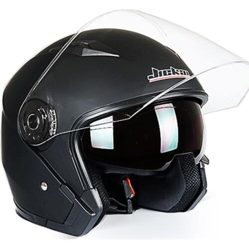 NEW JIEKAI Helmets Motorcycle Motorbike Dual Lens Open Face Helmet Moto Capacete Para Motocicleta Casco