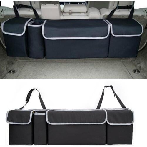 Car Rear Seat Multi Pockets Sundry Storage Bag Vehicle Trunk Accessory Organizer car accessories