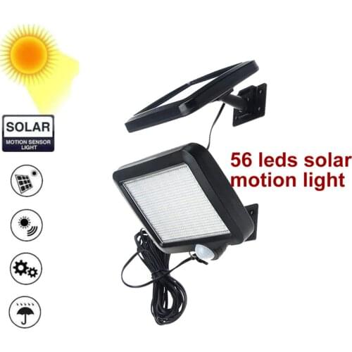 Solar motion light lamp llampara colgante wall lampshade lampy sufitowe plafonnier led moderne 56 leds stirnlampe chandelier