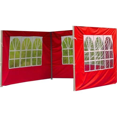 Tent Cloth Outdoor Folding Waterproof Rainproof Garden Tent Cloth Gazebo Side Panel 9/6/3x2M