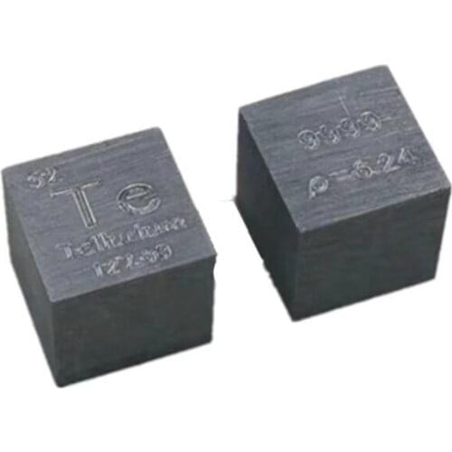 High Purity Tellurium Periodic Phenotypic Cubes with Edge Length of 10 mm and Weight of 6.2 g Te 99.99% Are Nonmetals