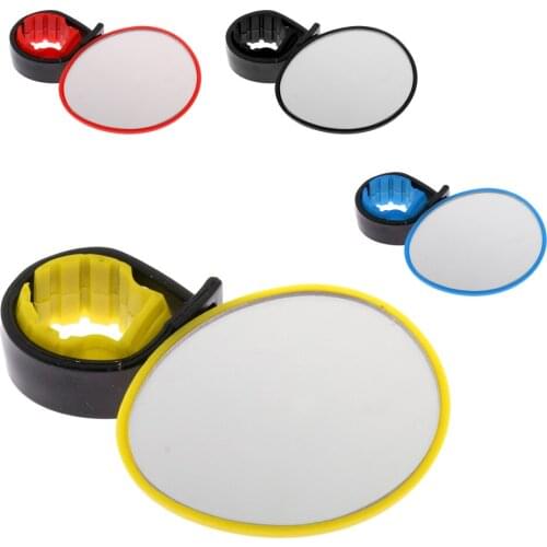 Universal Bike Bicycle Mirror for Mountain Road Bike Cycling - Adjustable Wide Angle Rear View Mirror- Safety Bike Mirror