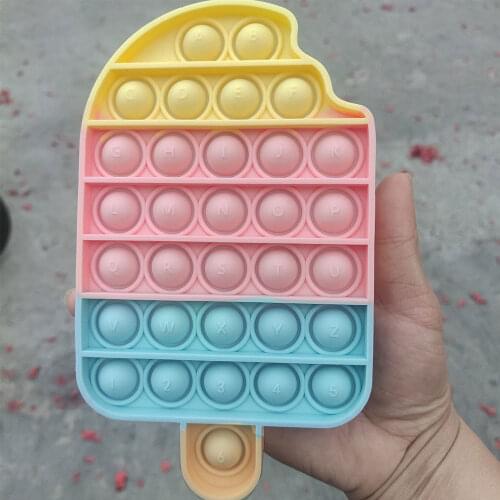 Funny Fidget Toy Slow Soft Kid Decompression Balls Children Adult Stress Reliever Fidget Squeeze Toy Fun Ice Cream Push Toy
