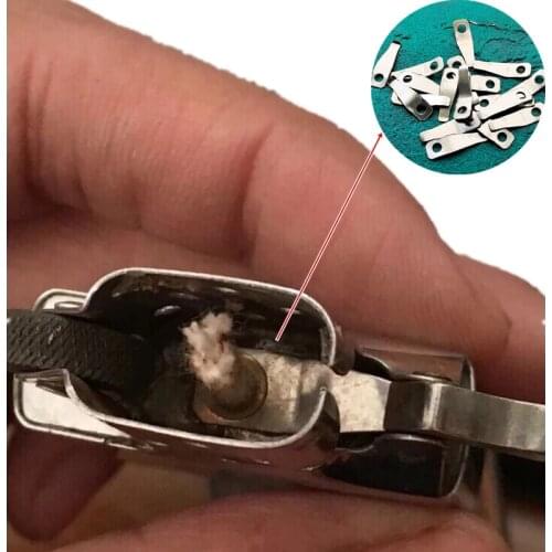 10pcs/Lot High Quality Universal Metal Shrapnel Replacement For ZP Zorro Kerosene Lighter Repair Service Inner Part Free Ship