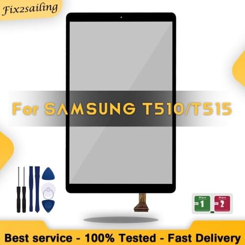 100%Worked Touch Panel For Samsung Galaxy Tab A 10.1 2019 T510 T515 T517 SM-T510 Touch Screen Front Glass For T510 Touch +Tools